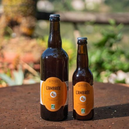 Bière Ambrée à l'Orange Bio