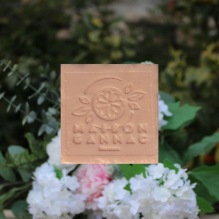Savon carré fleur d'oranger - cadeau invité x 50